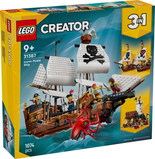 LEGO Creator 3 en 1 Bateau pirate légendaire