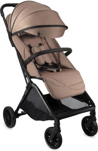 MoMi Andrea brown self-folding stroller