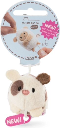 NICI MyMochi Dalmatian Dalma 5 cm – lying plush talisman with elastic loop