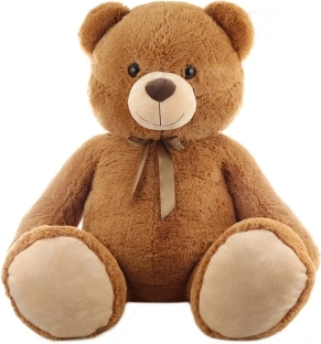 Plüschbär 140 cm mit Schleife