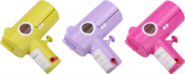 Water gun with different color variants