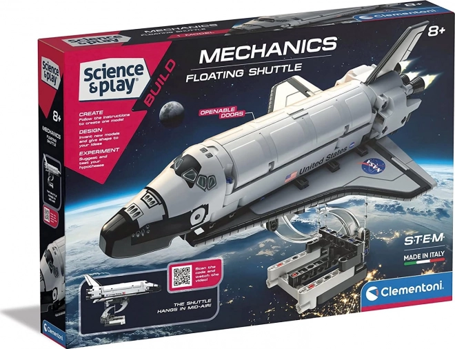 NASA Mechanical Laboratory Floating Space Shuttle