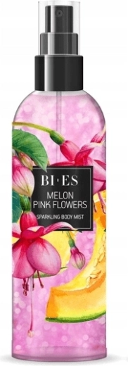 Shimmering Body Spray BI-ES Melon Pink Flowers 200 ml