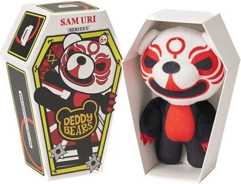 Deddy Bears plush Sam Uri in a coffin box