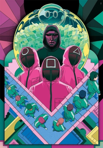 Puzzle Netflix : Squid Game 1000 pièces