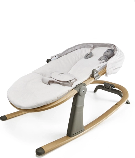 2‑en‑1 : balancelle avec blocage et 3 positions de dossier