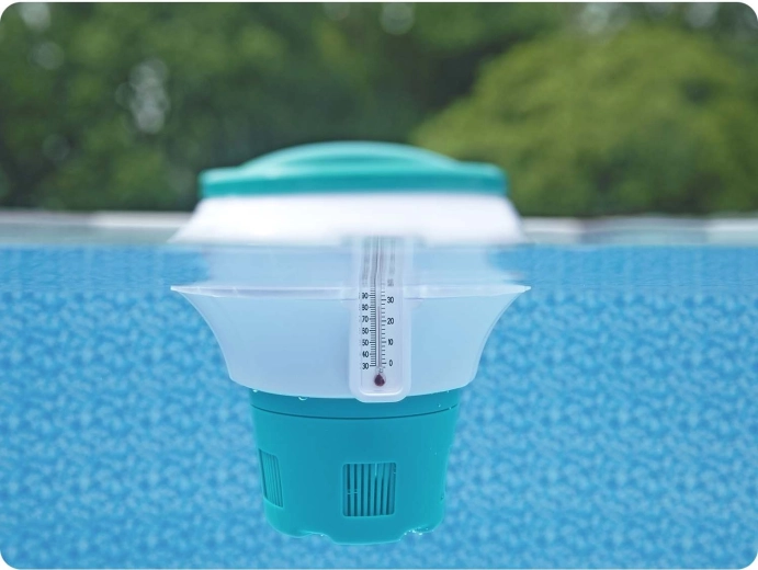 Gelijkmatige dosering van chloor en broom