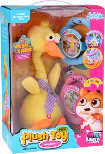 Bewegende, lichtgevende en muzikale eend