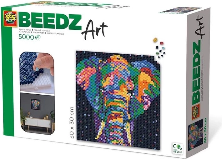 SES BeedzArt iron-on beads fantasy elephant