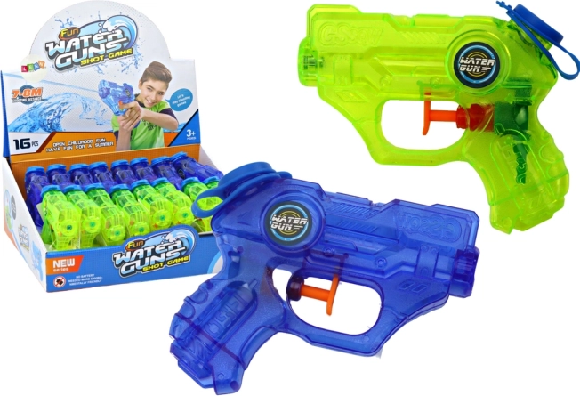 Mini water pistol green-blue with a range of 7-8 m