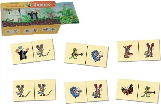 Wooden Dominoes MOLE Detoa