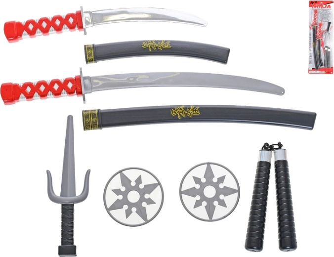 Ninja Warrior Set – kids’ action kit with samurai swords and accessories