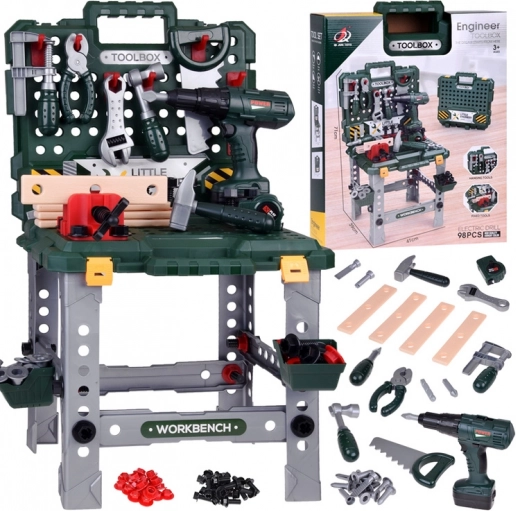 Set d’outils pour enfants avec perceuse à piles