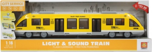 Yellow Flywheel Tram 1:16