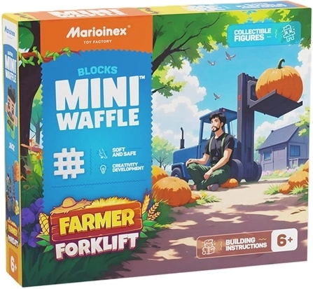 50 flexible mini waffle pieces and step-by-step instructions