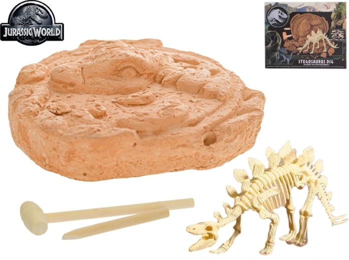 Jurassic World – Stegosaurus Skeleton Excavation Set with Accessories