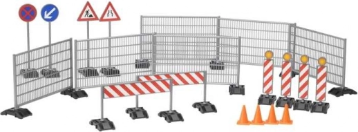 Bworld verkeersbarrières en borden