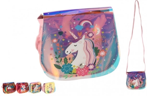 Regenboog handtas met eenhoorn voor kinderen