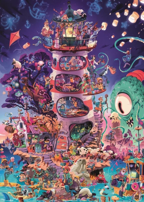 Heye puzzel Kijk, een vuurtoren! 2000 stukjes