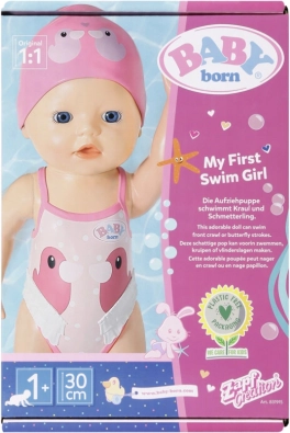 BABY born My First Swimmer – swimming doll for water play 30 cm
