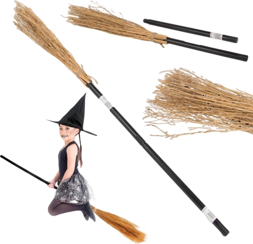 Witch broom for children