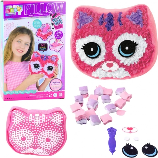 Creatieve naaikit – kussen en knuffelkat DIY