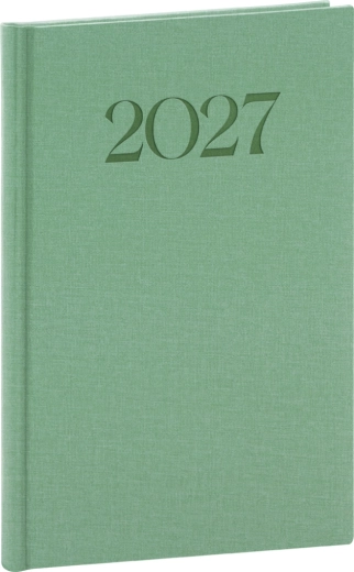Notique weekagenda Biella 2027 groen 15 × 21 cm
