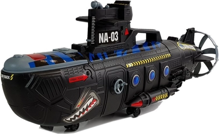 Large submarine with sounds and floor rolling