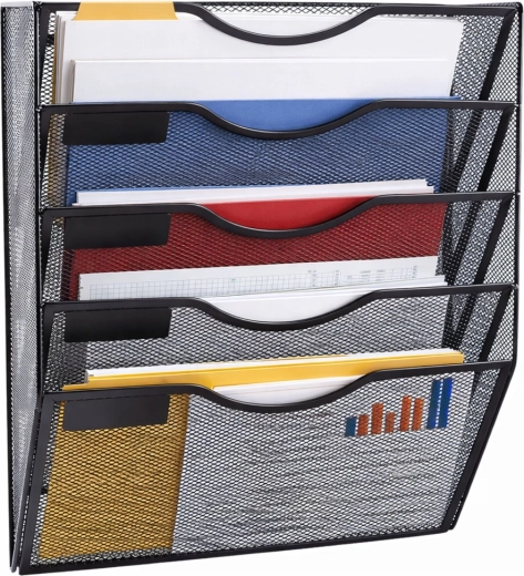 Cinq poches A4 pour une visibilité maximale