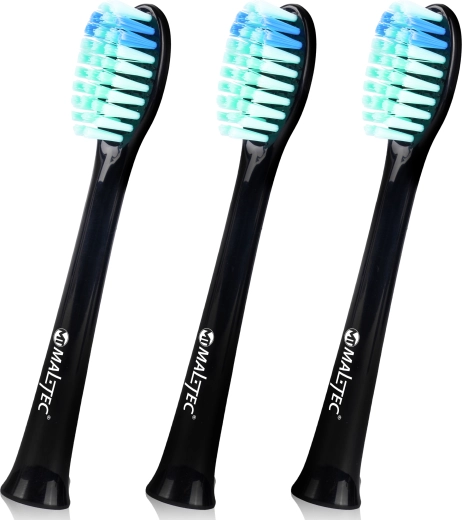 Replacement heads for Toothie X2in1 sonic toothbrush, 3 pcs, white