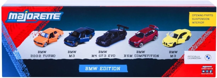 5 licensed BMWs in one gift set