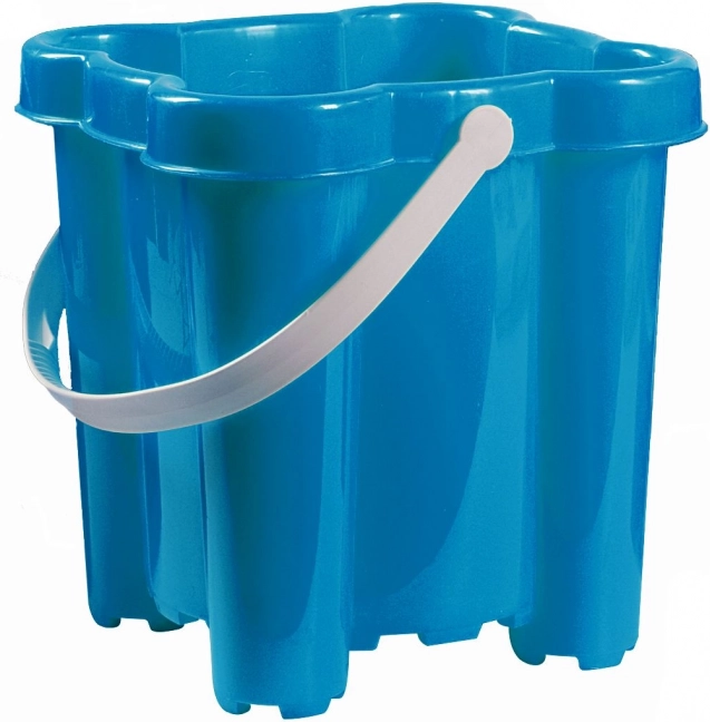 Androni castle bucket with 4 towers, height 20 cm – Blue