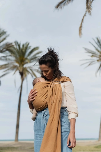 Boba Ring Wrap baby carrier sling Rye