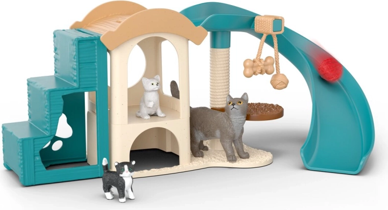 Schleich Farm World climbing frame for cats