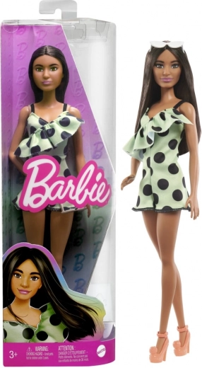 Barbie Fashionistas doll in a mint polka-dot jumpsuit