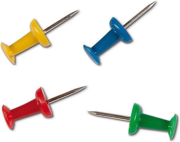 CONCORDE kaartprikkers, gekleurd, 100 stuks