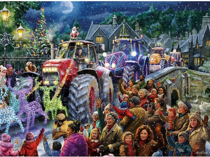 Puzzel Boerenkerst 1000 stukjes GIBSONS