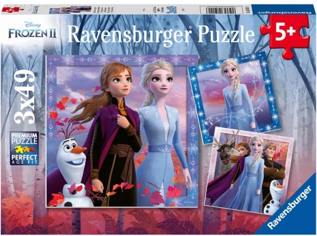 Ravensburger puzzle Frozen 2: Journey 3x49 pieces
