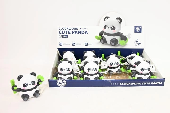 Wind-up Panda – Mechanical Toy (12 pcs in display)