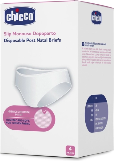 Chicco disposable postpartum briefs, size L, 4 pcs