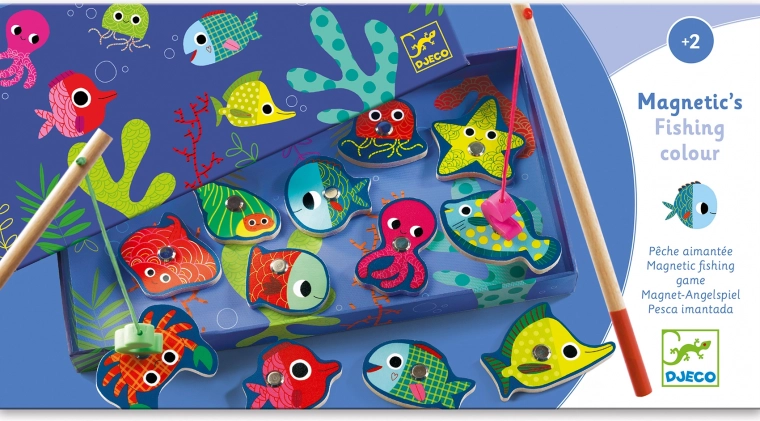 Pêche aux petits poissons colorés Djeco