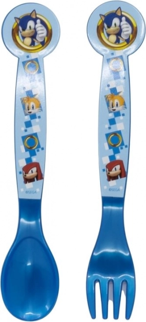 Sonic Kids' Cutlery