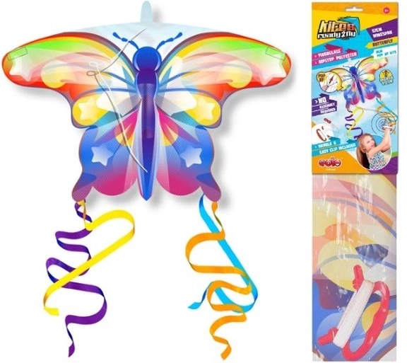Eolo Toys mini cerf-volant en nylon papillon 56 × 40 cm