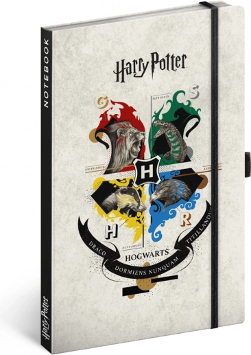 NOTIQUE carnet HARRY POTTER, ligné, 13 × 21 cm