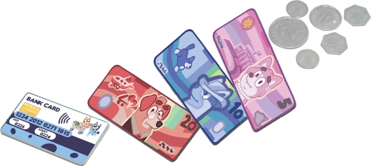 Geld en betaalkaart inbegrepen