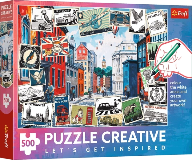 Puzzle TREFL Creative Greetings from London 500 pièces
