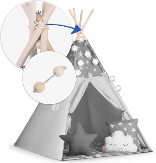 Structure en bois stable + stabilisateur offert