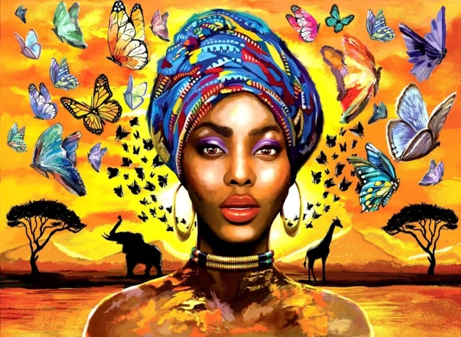 Puzzle Anatolian Belle femme 1000 pièces