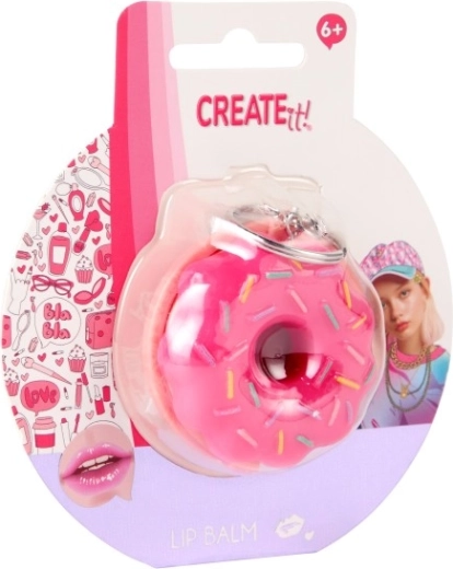Schattig donutdesign met sleutelhanger