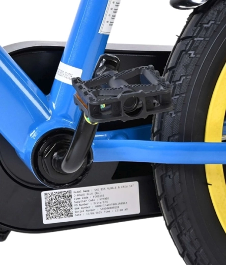 Safer riding: chain guard and dual braking